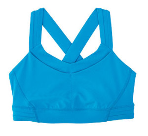 a blue Lululemon Rack Pack Bra