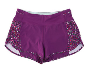 purple Lululemon Real Quick Short