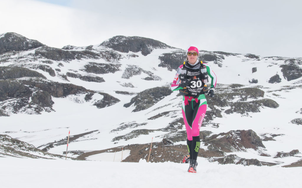 tax mariah ultra running in Antarctica