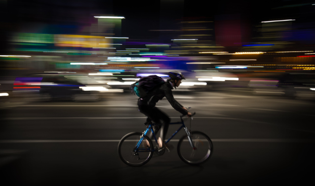 how to bike safely in the dark