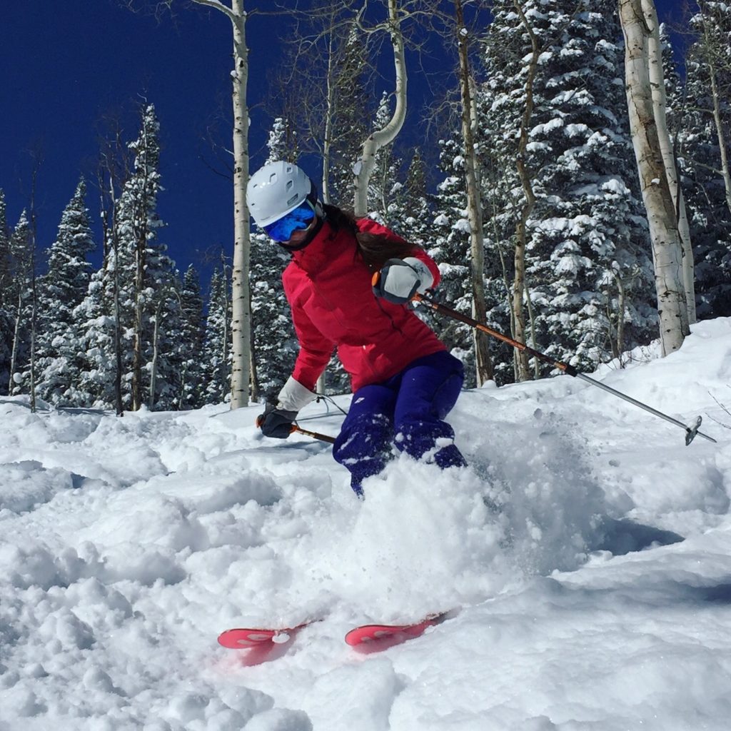 Melissa McGibbon Skis Steamboat Resort